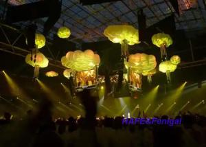 Wholesale Big Inflatable Cloud Balloon Decoration With Lights For Concert Stage Or Party Decoration from china suppliers