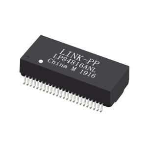 Wholesale HR664851E Dual Port Discrete LAN Magnetics For PoE 100/1000 Base-TX VoIP 48 Pin LP84816ANL from china suppliers