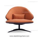 Living Room Fabric Covers Iron Frame Armless Single Seater Couch