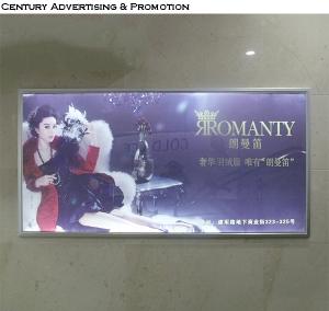 Wholesale 28mm hanging business decoration super slim led snap light box from china suppliers