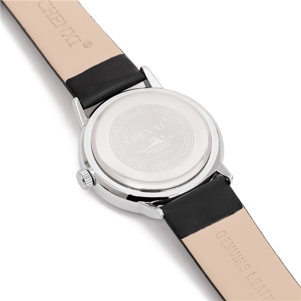 Guangzhou Kinpac Watch Branded Watches CHENXI Rose Gold Luxury Style Leather Watch Unisex