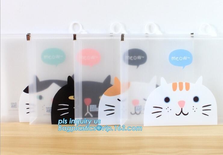 Kids Stationery Clear Pvc slider Bag For Pencil/Rules/Stockings/Socks, pvc vinyl zipper bag/vinyl slider bag
