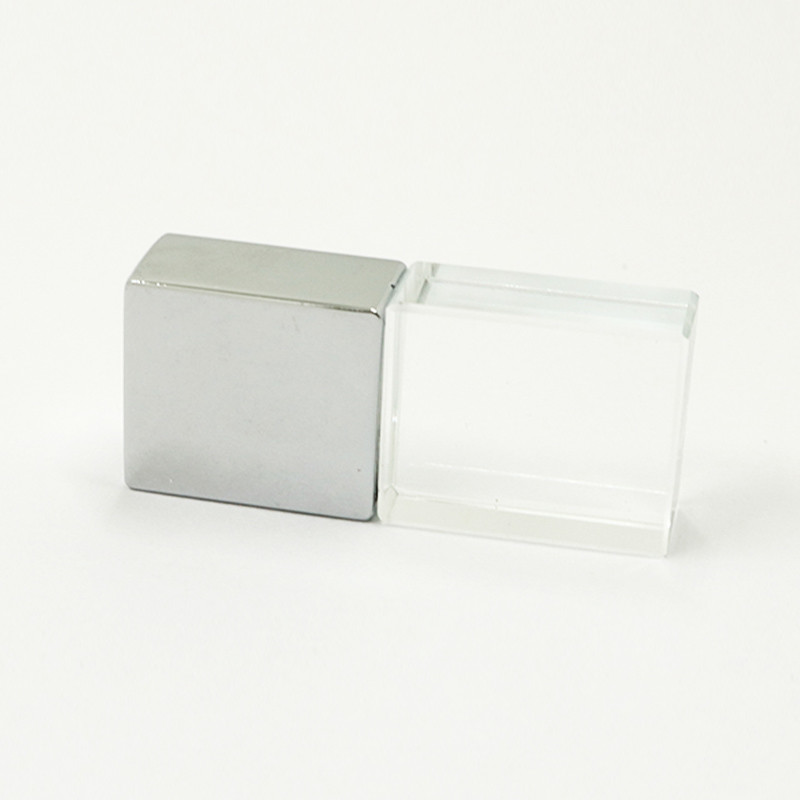 ODM Small Crystal USB Stick 2.0 8GB 16GB Engrave Logo With LED Light