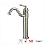 Oil Rubbed Bronze Water Mixer Tap , Concrete Chrome Basin Faucet
