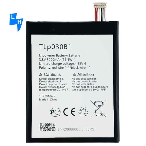 RECHARGABLE 3000mAh TLp030B1 Li-ion Battery for Alcatel OT-7045 7045Y Mobile