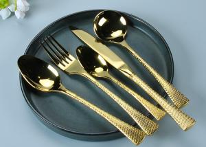 Wholesale Gilding Gold Stainless Steel Flatware Set from china suppliers