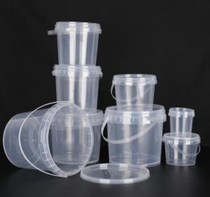 China Bucket Shaped Plastic Food Container With CAS/FDA/SGS/ISO9001 Certification on sale