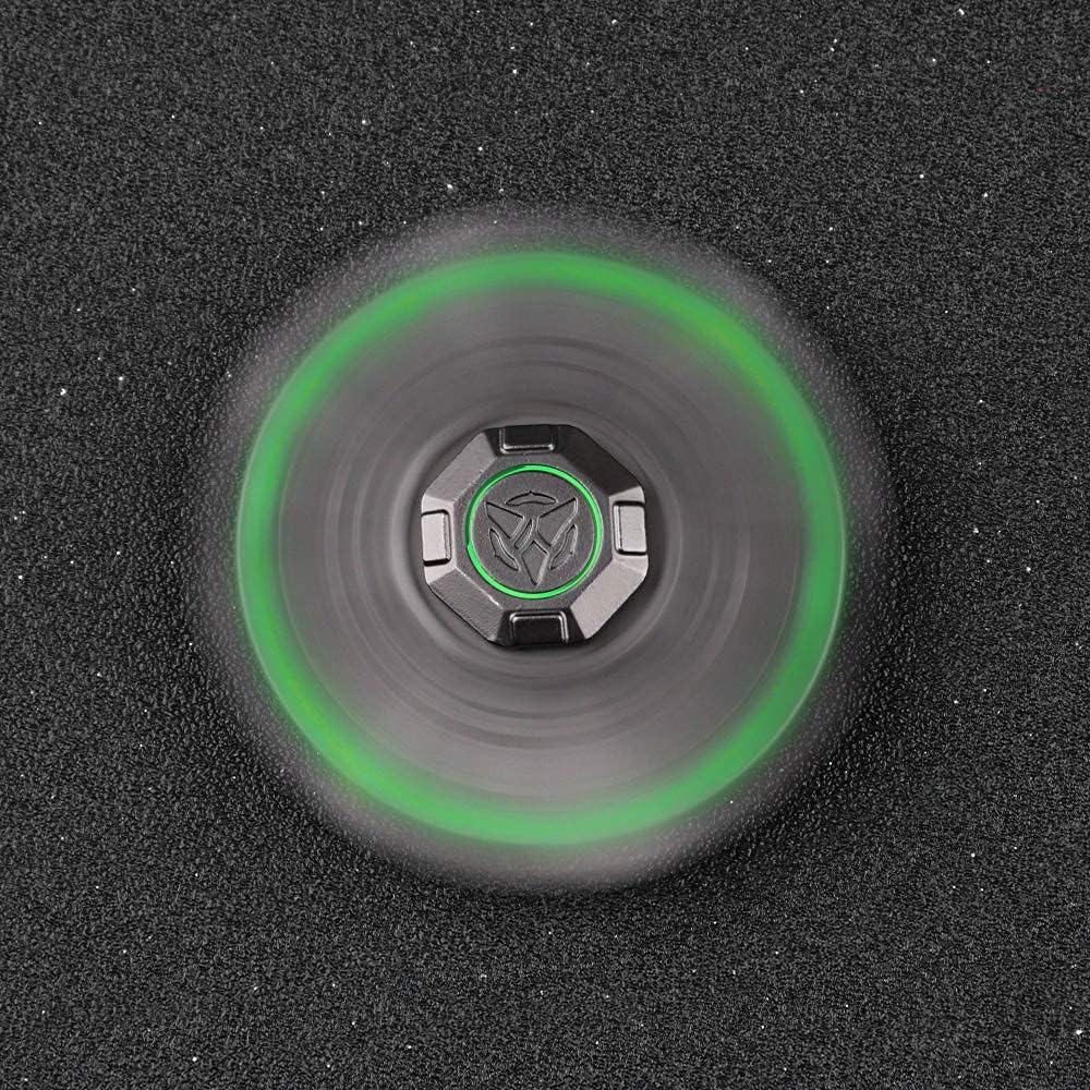 Metal Fidget Spinners for Kids Adults Luminous Night Effects UFO Finger Hand Spinner