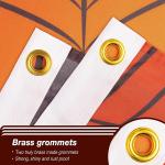 Orange 120x180cm Halloween Outdoor Flags Double Sided Printed