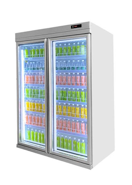 R134a Commercial Display Freezer Multifunctional Beverage Glass Door Refrigerato
