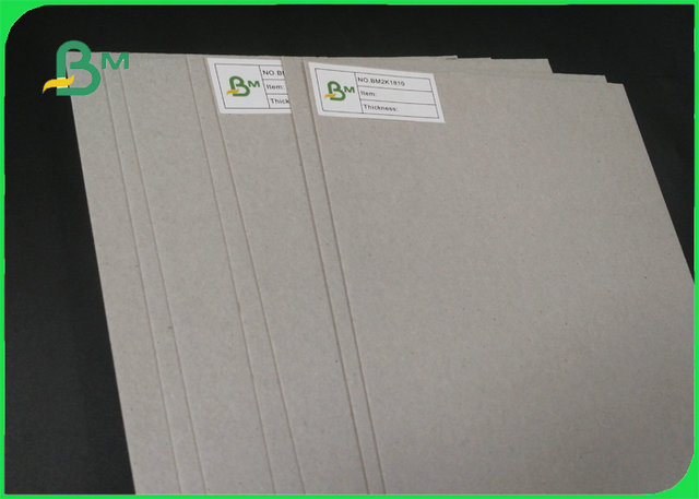 FSC Certificate laminated Recycled Pulp 1.5mm 2.0mm 3mm Grey Carton For Books Cover