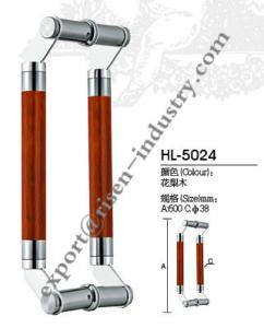 Wholesale Stainless steel door handle HL5024, dia38 X 600 from china suppliers