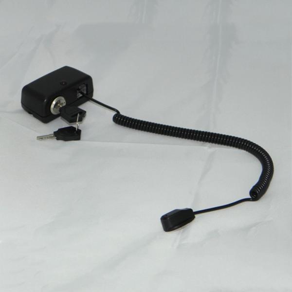 Burglar Alarm Device for Electronic Exhibits with Mouse Sensor End