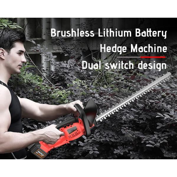 Rechargeable Cordless Grass Shear & Shrubbery Trimmer Handheld 21V Electric Grass Trimmer Hedge Shears/Grass Cutter