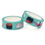 Writing Printed Custom Japanese Paper Gift Box Decoration Tropical Breeze Washi