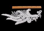 Polyester Angel Wings Lace Collar Applique For Fashion Show DIY Lace Patch