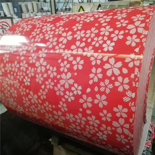Sgcc Galvanized Steel Coil Color Coating / Marble Color / Wood / Flower Design