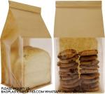 Bakery Bags With Window Cookie Bags For Packaging Candy Bags Treat Bags, Popcorn