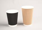 Take Away Triple Wall Cups Insulated Heat Protection Logo Custom Printing