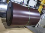 Bronze RAL8019 PPGL Used For Gutter Pre-Painted Galvalume Steel AZ80 0.40*1225