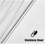 No Drilling Wall Mounted 304 Rustproof Stainless Steel Square Soap Dish Holder