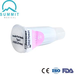 Wholesale Sterile Diabetic Safety Needles with Single-Ended Protection 31G 4mm from china suppliers