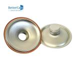 ISO9001 Paint Can Accessories , Round Metal Tin Cover Lid