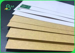 Wholesale Environmental Friendly White Top Kraft Back 250gsm - 360gsm For Food Packages from china suppliers