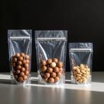 BPA-Free Vacuum Sealer Bags with Window - Airtight Food Storage for Nuts & Dried