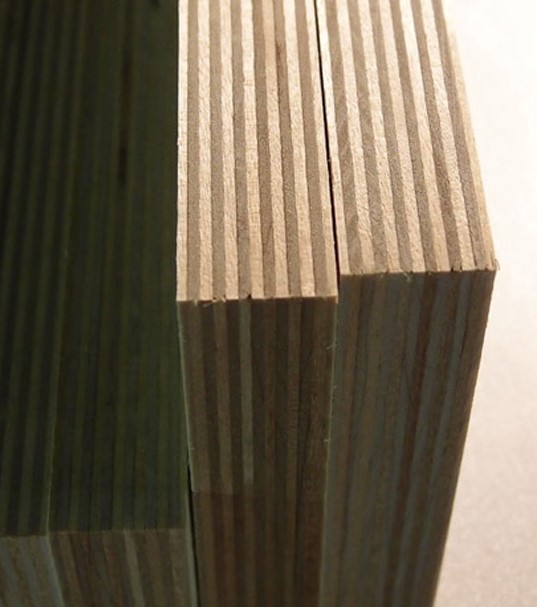 Commercial Grade Hardwood Faced Plywood With Long Reusage Time: