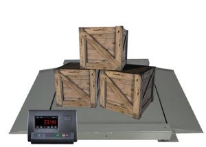 Wholesale Skid Proof Industrial Floor Scales , 2M Floor Scale For Pallets from china suppliers