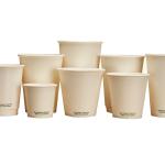 160gsm-400gsm Double Wall Recyclable Paper Cups 12oz Disposable Coffee Cups With