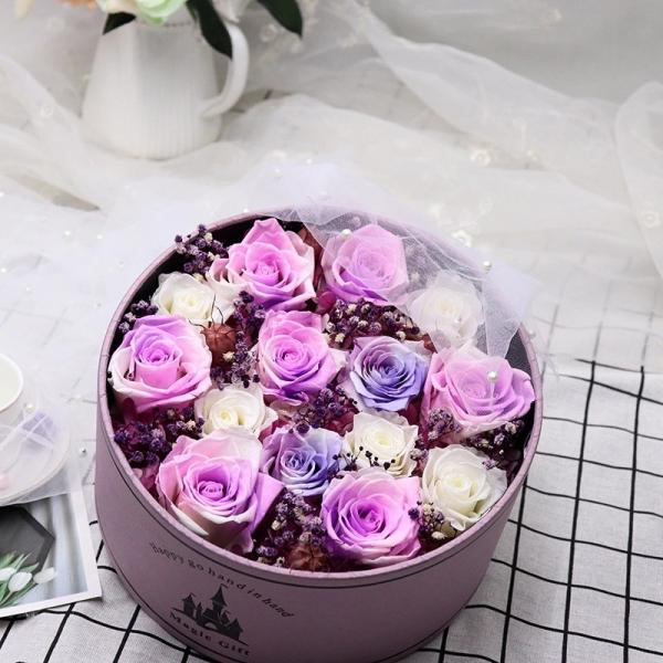 2020 New Design Romantic Valentines′ Day Gift Preserved Roses Flower 12 Roses in