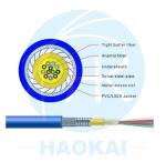Flame Retardant Jacket Indoor Optical Cable Armored Fiber Optic Cable GJSJV