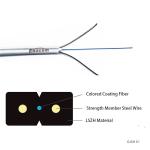 High quality GJXH Indoor FTTH Optical Fiber Cable 2core Single Mode G657A G652D
