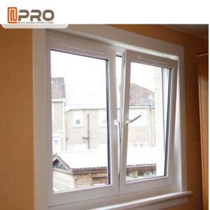 China Thermal Break System Aluminium French Tilt And Turn Window With Toughened Glass on sale