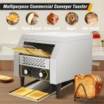 220V Electric Conveyor Toaster for Snacks Machine Bake Evenly Slice Extra Wide