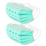 Disposable Dust Mask Bacteria Proof / 3 Layer Disposable Medical Face Mask