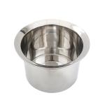 290mm Top Dia Stainless Steel Feeding Bucket For Calf Shelter With 6L Volume