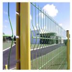 PVC Coated Galvanized 3D Metal Fence Panels for Road Garden Land School