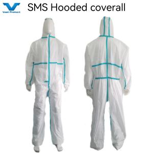 Wholesale Item Disposable Clothing Fully Closed Nonwoven White/Blue/Orange Custom CE Coverall from china suppliers