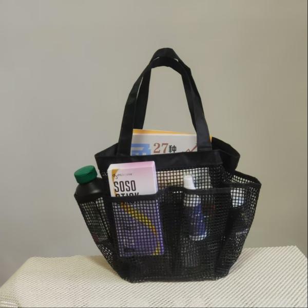 Breathable PVC Mesh Beach Bag Sports Tote Bag For Outdoor Activities Customized