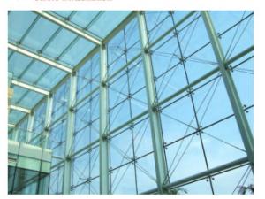 Wholesale Structural Glass Frameless Curtain Wall Mullionless Spider Double Glazed Wall from china suppliers