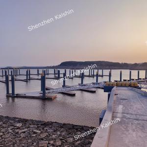 Wholesale Aluminum Floating Dock Jetty Marine Stable Movable Boating Floating Pontoon from china suppliers