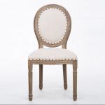 Antique Design Europe Vantage Indoor Solid Wood Round Cane Rattan Back Dining