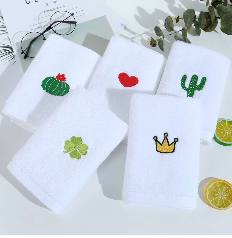 Custom Embroidered Facial Cleansing Towel for Gentle and Refreshing Face Cleaning