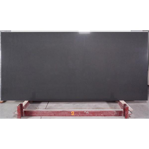 Grey Glossy 3200*1800MM Speckled Kitchen Countertop Glass Quartz