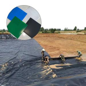 Wholesale Anti-Seepage HDPE Black Geomembrane Liner for Chinese Made Fish Ponds and Reservoirs from china suppliers