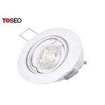 Die Casting Alu Round Gu10 Recessed Downlight Fixtures Adjustable
