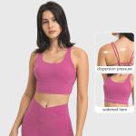 Wholesale Nude Women Sports Bra New Fashion Sxey Yoga Running Bra Tops